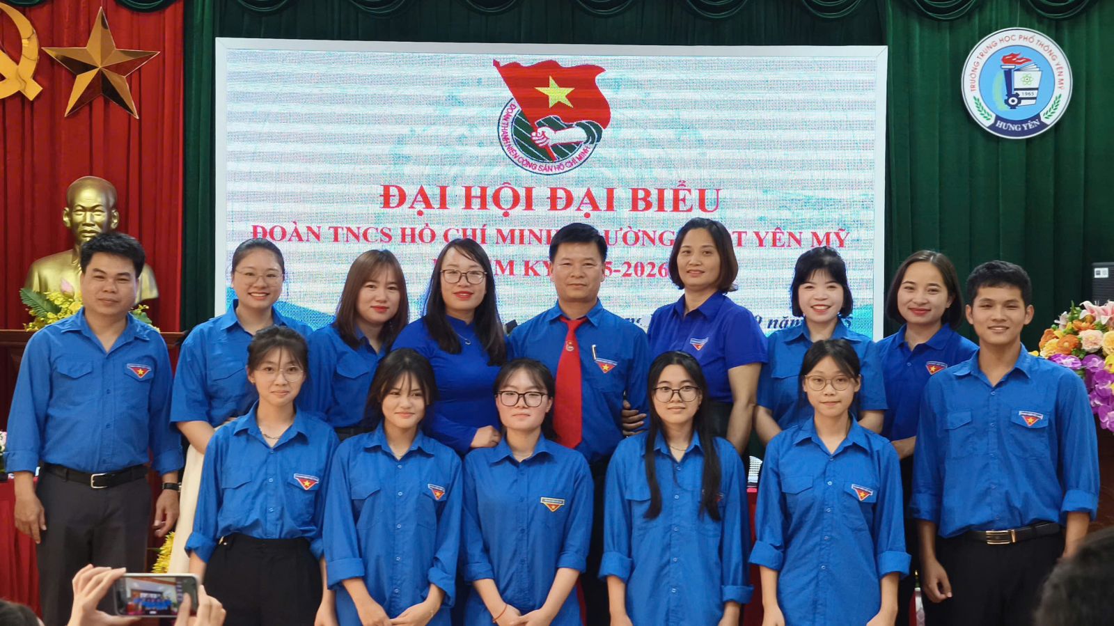 ĐẠI HỘI ĐẠI BIỂU ĐOÀN TNCS HỒ CHÍ MINH TRƯỜNG THPT YÊN MỸ NHIỆM KỲ 2025 – 2026
