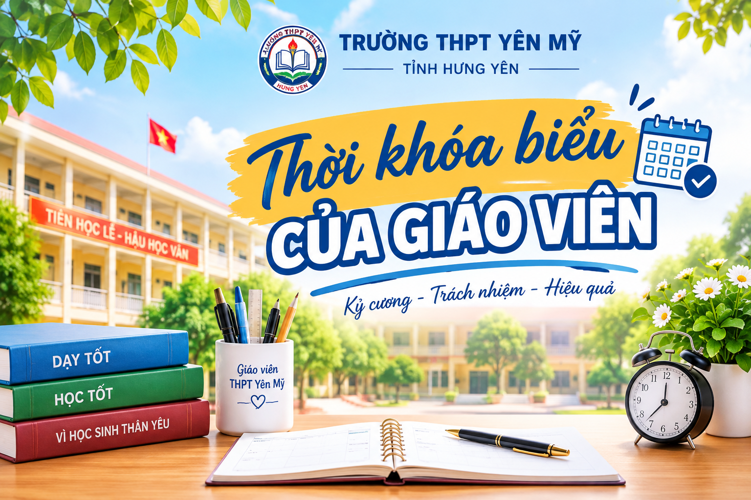 Thời khoá biểu số 5 của giáo viên thực hiện từ ngày 12/10/2026